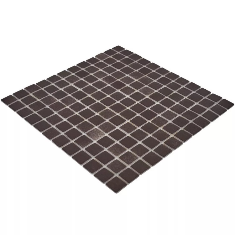 Мозаика стеклянная PW25207 DARK BROWN