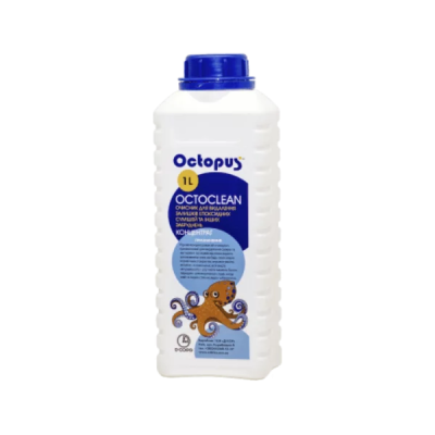 Очиститель Octopus Octoclean 1 л от стойких загрязнений жиров и эпоксидных смол следов от резины с плитки