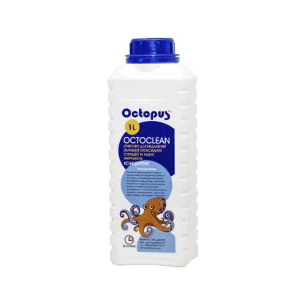 Очиститель Octopus Octoclean 1 л от стойких загрязнений жиров и эпоксидных смол следов от резины с плитки