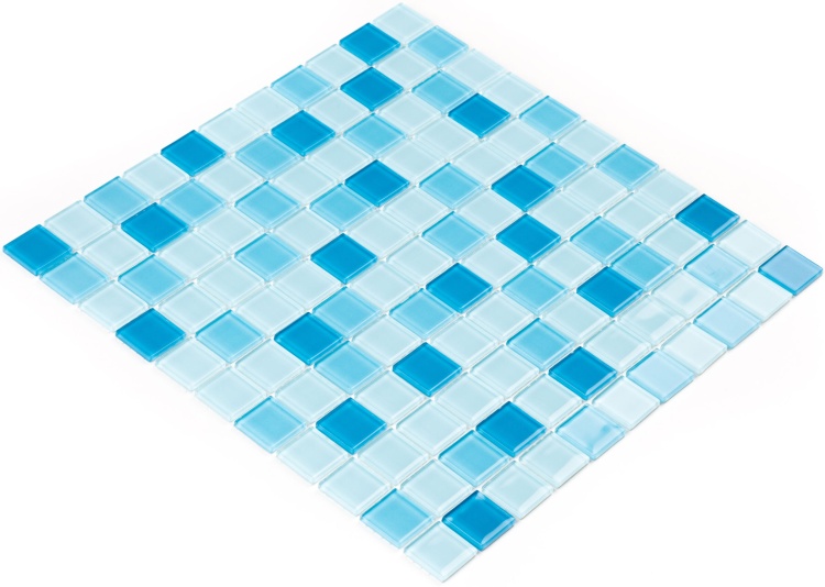 Мозаика керамическая Kotto Ceramica GM 4018 C3 blue d/blue m/blue w  300 х 300 х 4   ( 25 х 25 )