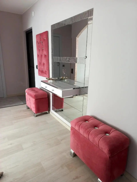 Мозаика зеркальная DecorStoneHub Zs-полоса-Z серебристая 1000х88 мм прямоугольный стик на обрамление