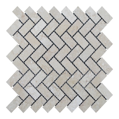 Мозаїка з мармуру Полірована МКР-5П (47x23) Beige Mix Cr S