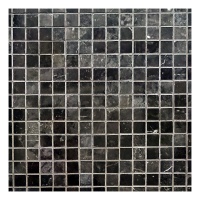 Мозаика из мрамора черная Полированная МКР-2П 295