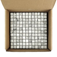 Мозаїка скляна TRAVERTIN GREY AquaMo