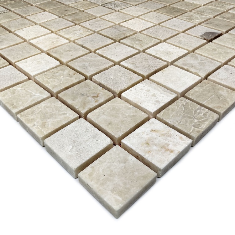 Мозаика из мрамора Матовая МКР-2СН (23x23) Victoria Beige МВ