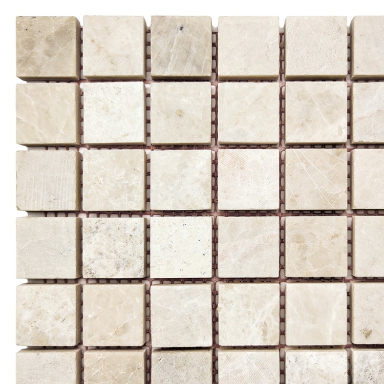 Мозаика из мрамора Матовая МКР-2СН (23x23) Victoria Beige МВ