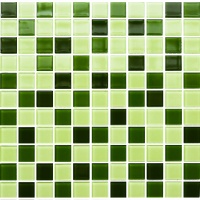 Мозаика керамическая Kotto Ceramica GM 4029 C3 green d/green m/green w  300 х 300 х 4   ( 25 х 25 )