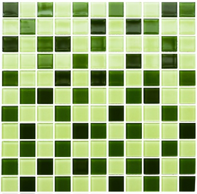 Мозаїка керамічна Kotto Ceramica GM 4029 C3 green d/green m/green w 300 х 300 х 4 ( 25 х 25 )