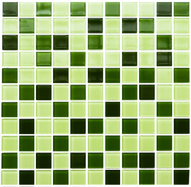 Мозаика керамическая Kotto Ceramica GM 4029 C3 green d/green m/green w  300 х 300 х 4   ( 25 х 25 )