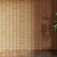 Мозаїка з керамограніту Kotto Ceramica MI7 10500511C Dorato 300 x 300 х 10 (прямокутник 10 x 50)