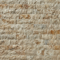 Плитка з травертину Classic Light Split Face 2х10см х FL (вільна довжина) бежева з колотою поверхнею