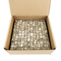 Мозаика стеклянная STONE BEIGE AquaMo