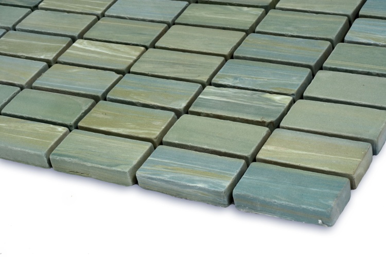Мозаика из керамогранита Kotto Ceramica MI7 23460103C Terra Verde 300 x 300 х 7 (прямоугольник 23 x 46)