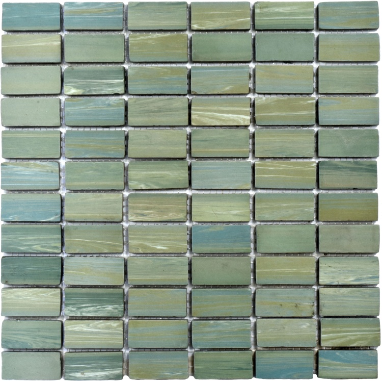 Мозаика из керамогранита Kotto Ceramica MI7 23460103C Terra Verde 300 x 300 х 7 (прямоугольник 23 x 46)