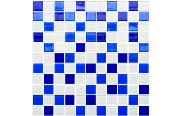 Мозаика керамическая Kotto Ceramica GM 4033 C3 cobalt d/cobalt m/white  300 х 300 х 4   ( 25 х 25 )